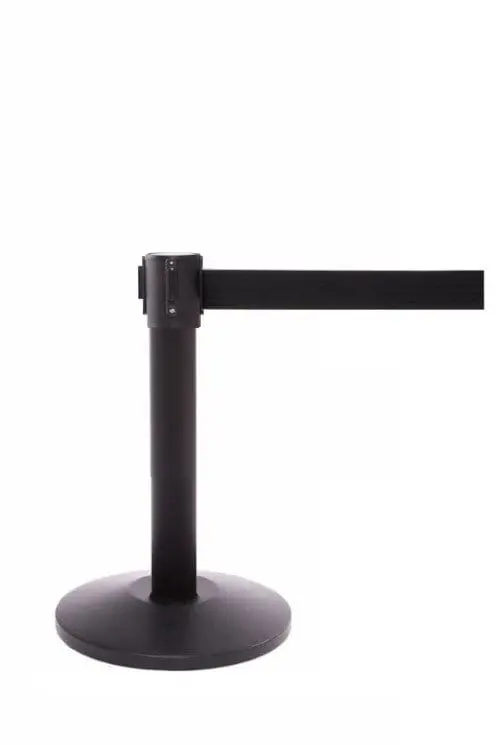 Retractable 35' Ft. Belt Car Show Stanchion 24" Height "Q-Boss 35" 1