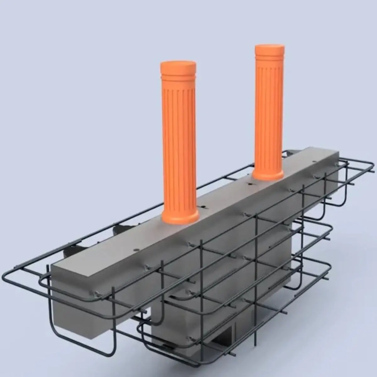 Retractable Bollards, Manual Vehicular Barrier System - 1200Mrb Minuteman 1