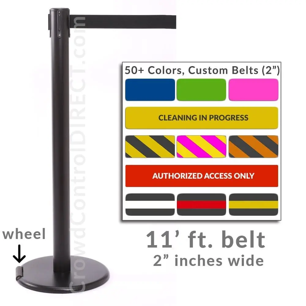 Rollerpro 250 - 11' Ft. Belt Barrier 1