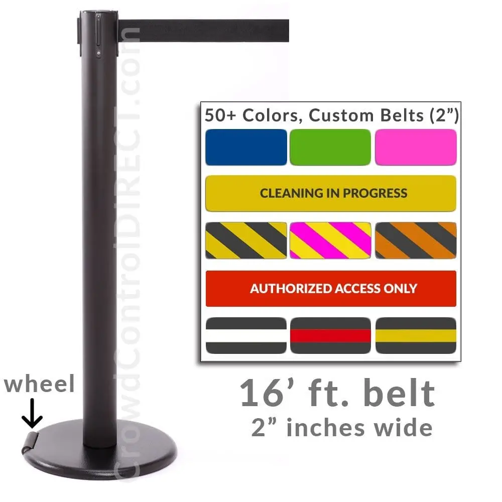 Rollerpro 300 - Long 16' Ft. Belt Barrier 1
