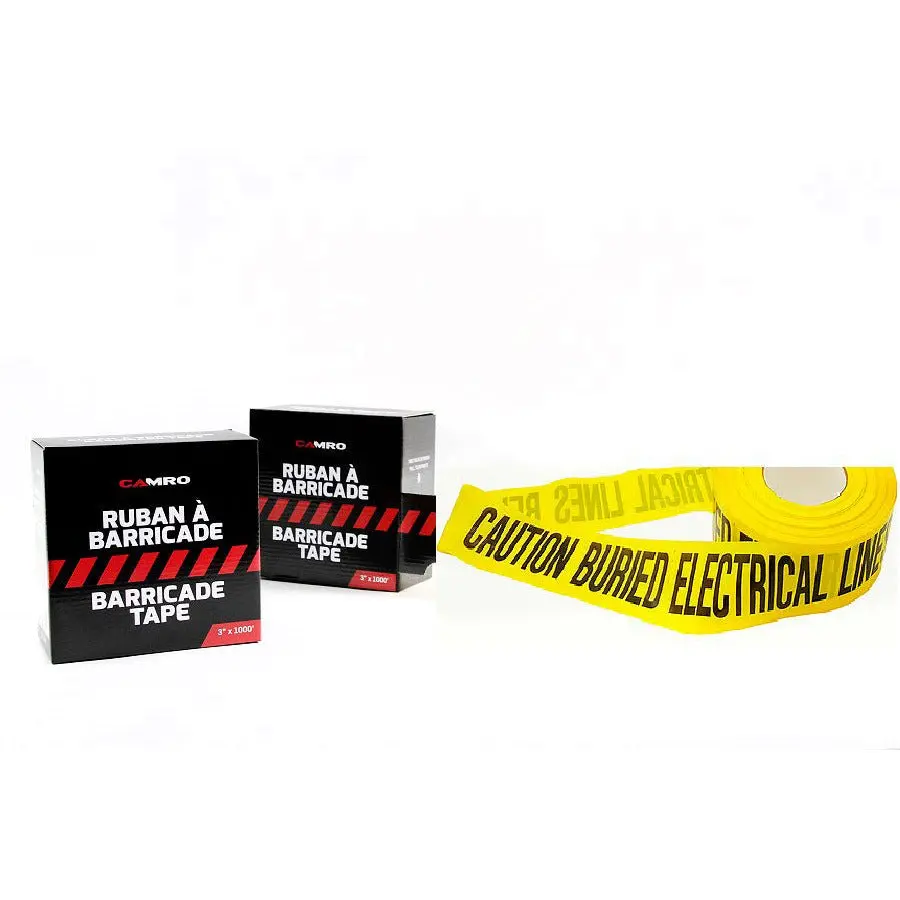 Ruban De Barricade -Caution Electrical Line Jaune 1
