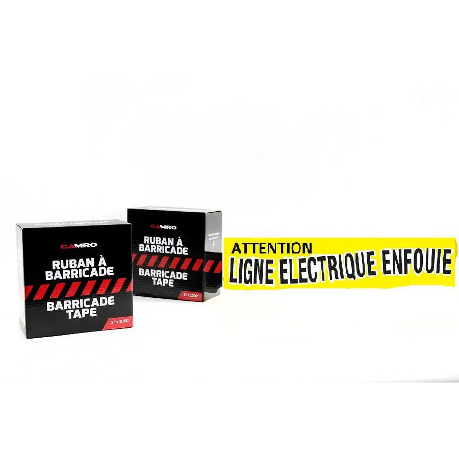 Ruban De Barricade -Ligne Électrique Jaune 1