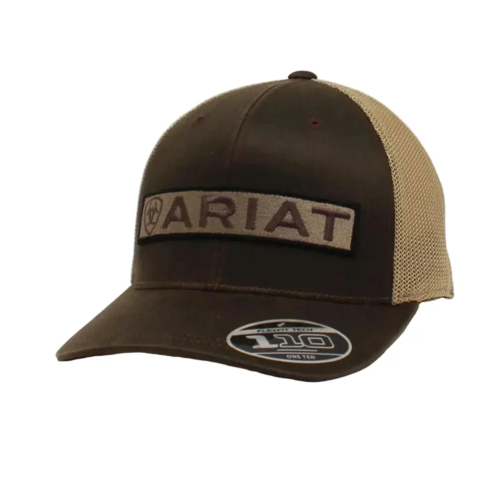 Ariat Men's Flexfit Logo- Brown 1