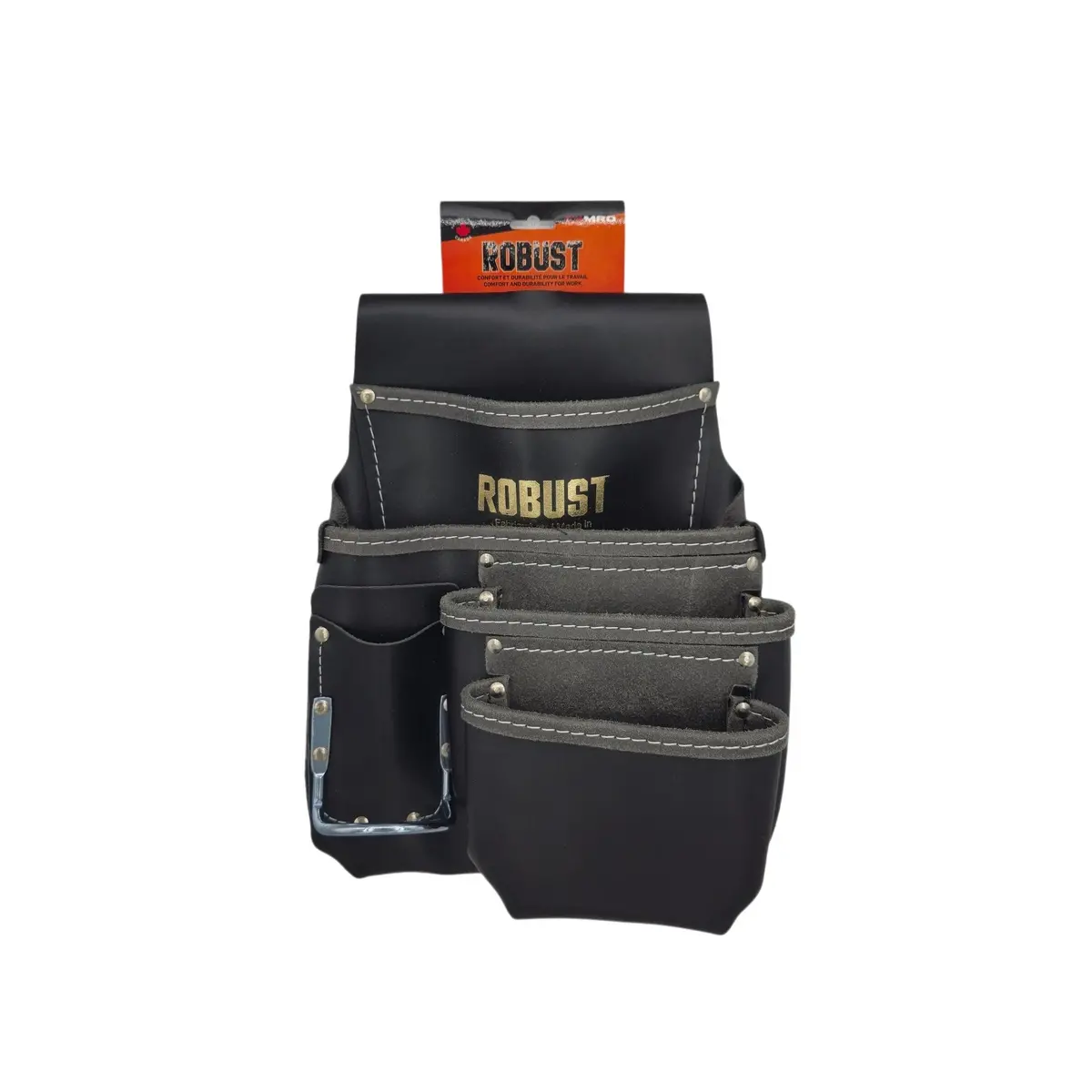 Sac À Outils 4 Poches Avec Porte Marteau Et Insertion Robust 2