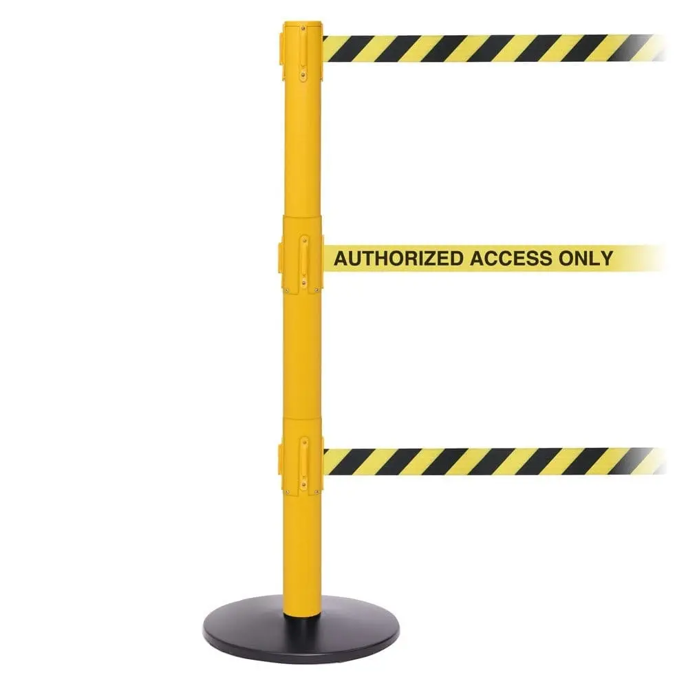 Safetypro 250 Triple - Triple 11' Ft. Belt Barrier. 1