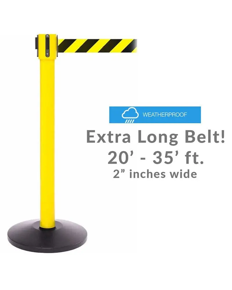 Safetypro 335 - Long 20'-35' Ft. Belt Barrier 1
