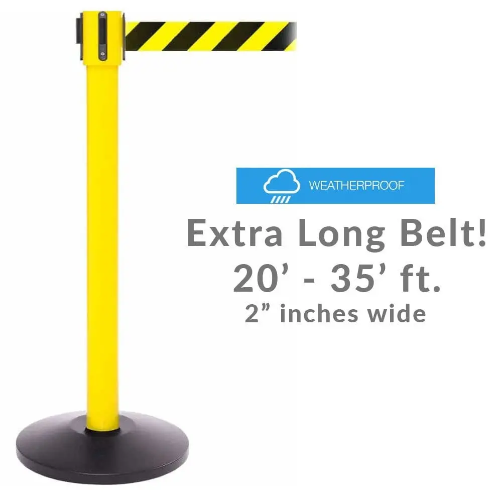Safetypro 335 - Long 20'-35' Ft. Belt Barrier 1
