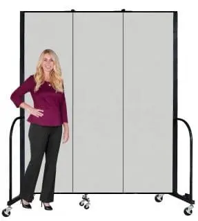 Screenflex Standard Portable Room Divider - Vinyl 1