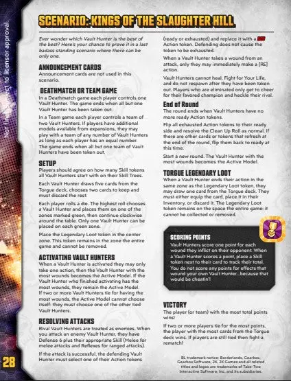 Mister Torgue's Arena Of Badassery™: Kings Of The Slaughter Hill Scenario Pdf Download 1