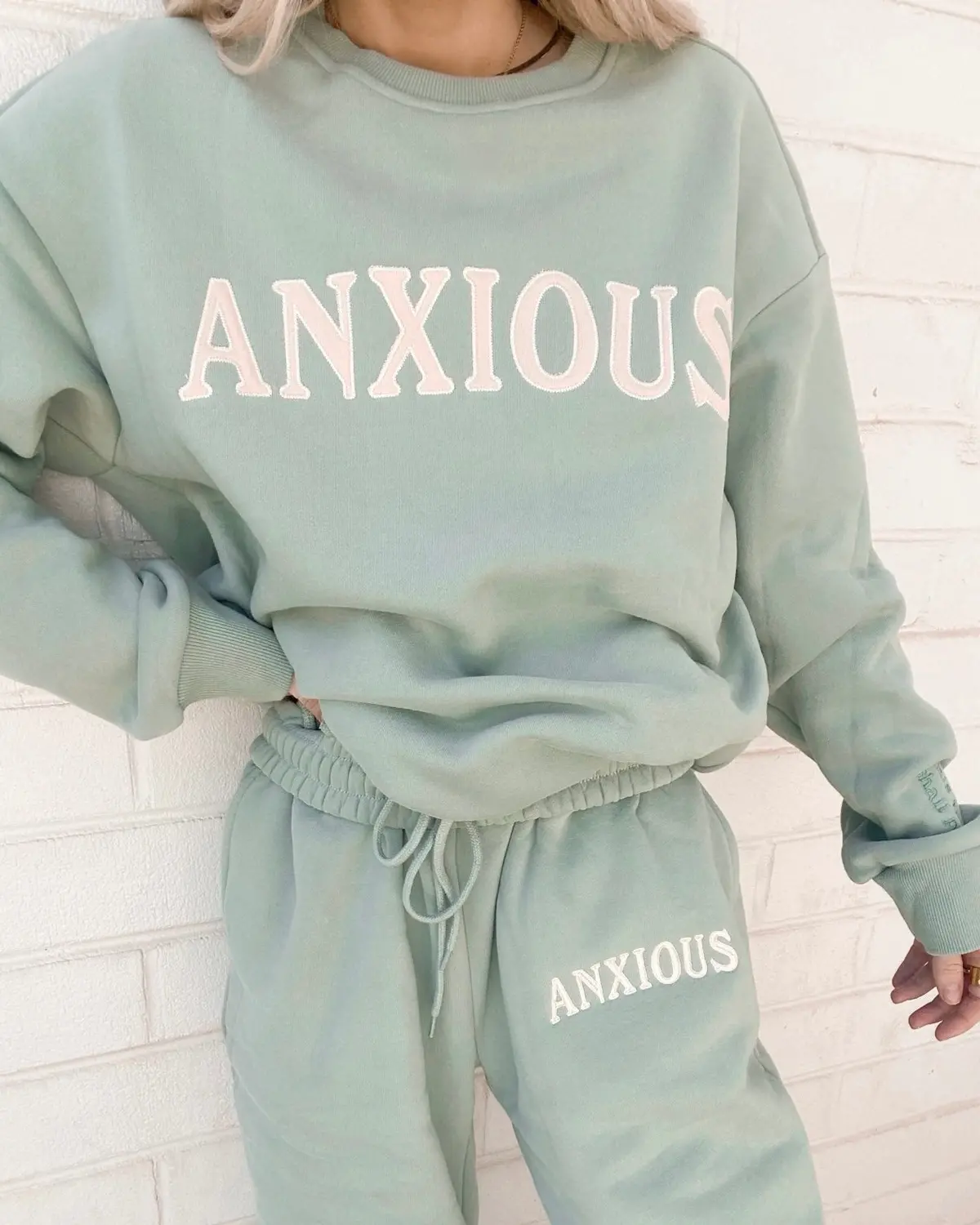 Anxious (This Too Shall Pass) Crewneck 4