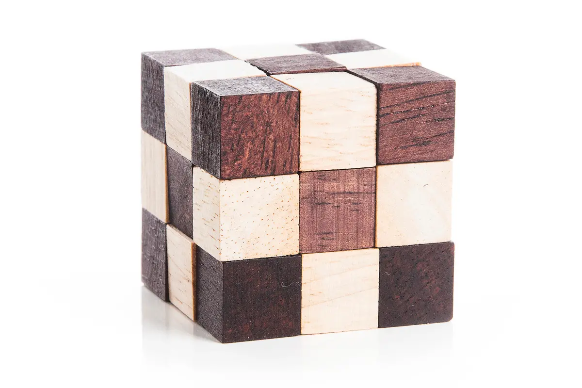 Snake Cube - Brain Teaser Puzzle 1