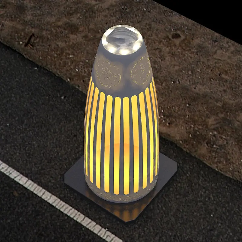 Qatar Solar Traffic Cone Lights For Hotel 1