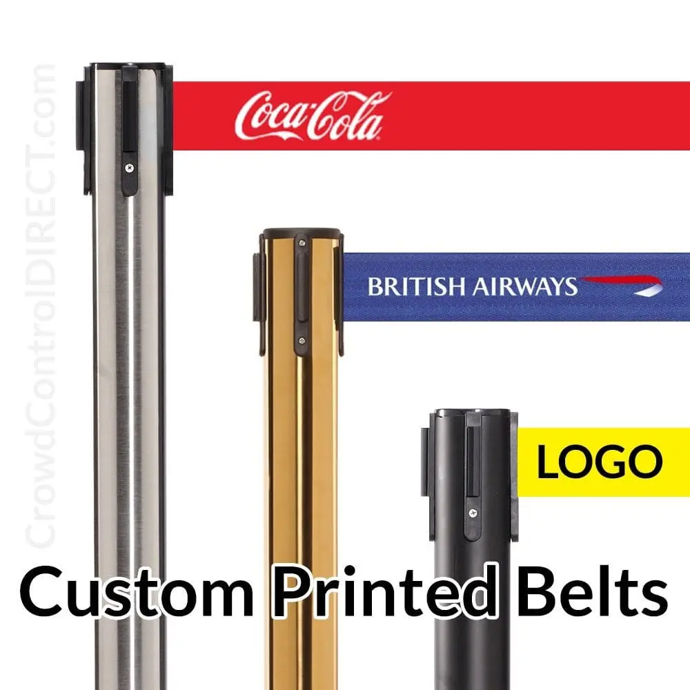 (Special) Economy Belt Barrier Qu900 With 11' Ft Custom Printed Belt 1