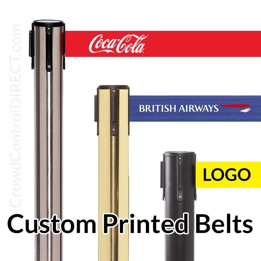 (Special) Premium Belt Barrier With 11' Ft Custom Printed Belt 1