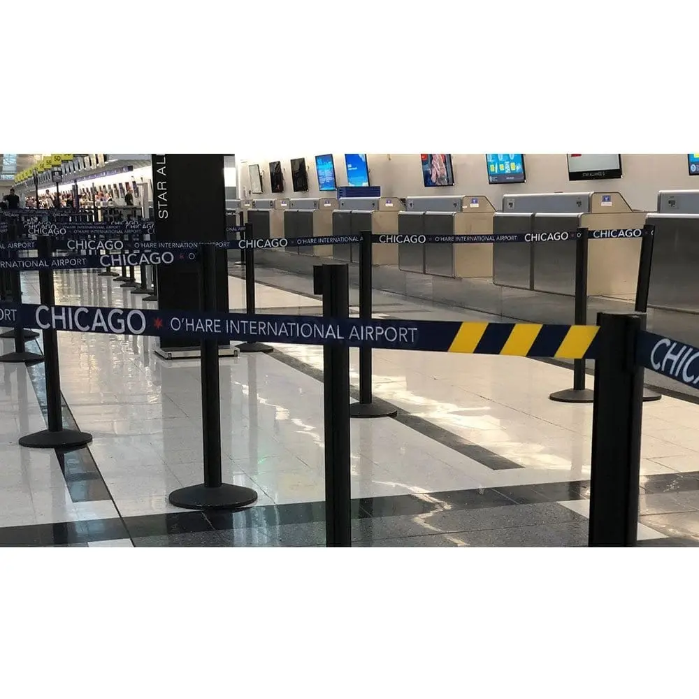 (Special) Premium - Rare Finish Belt Barrier - 11' Ft Custom Printed Belt 2