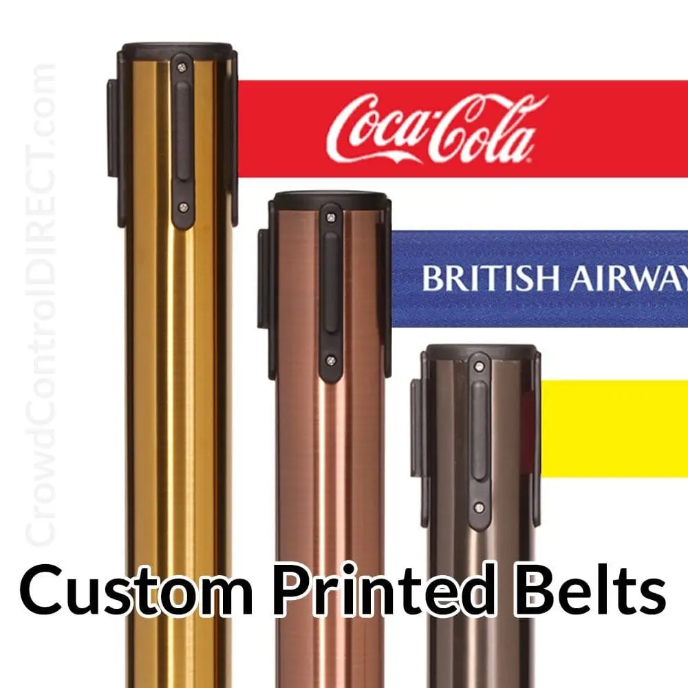 (Special) Premium - Rare Finish Belt Barrier - 11' Ft Custom Printed Belt 1