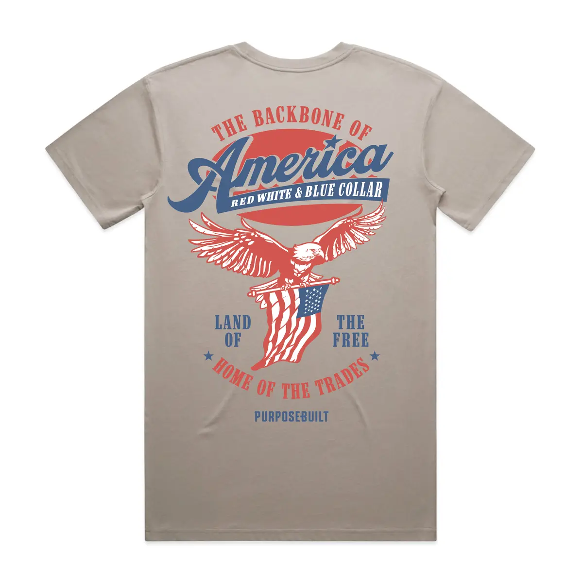 Backbone Of Blue Collar, Military Grey 1