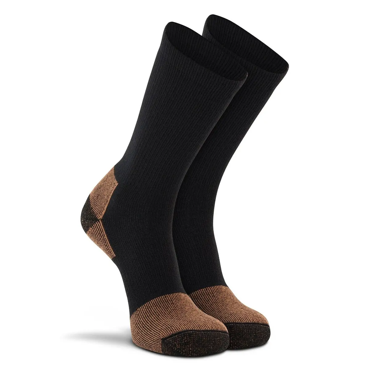 Work Steel-Toe Lightweight Crew - 2 Pack - Black 1