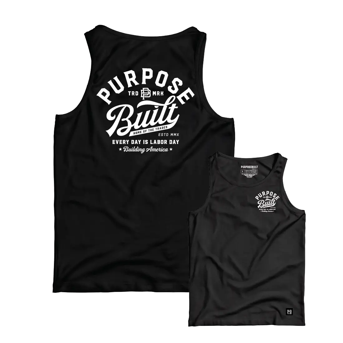 Pb Script Tank, Black 1