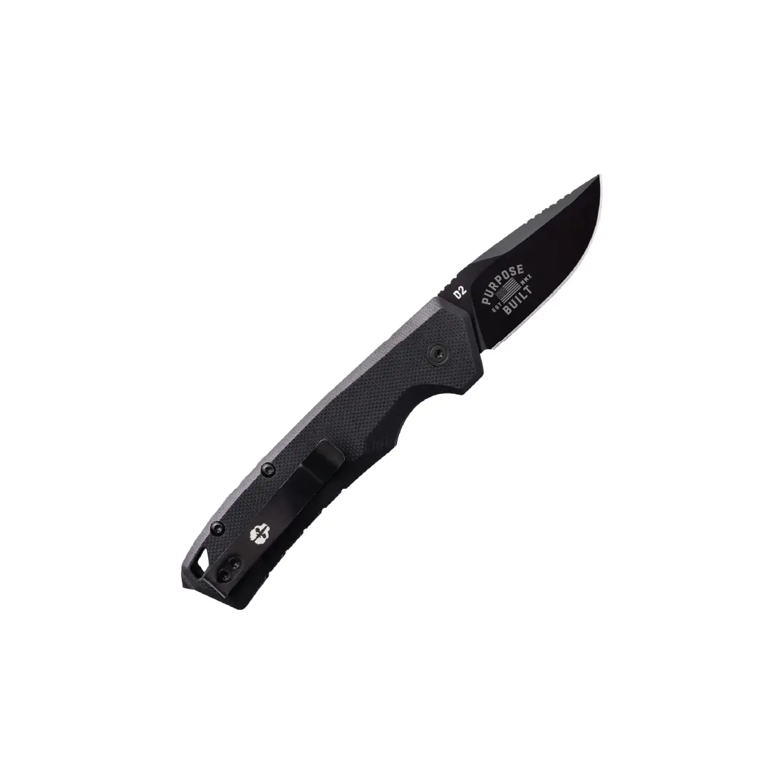 Tekto Collab: A3 Delta Mini-Black G10 Handle // Black Accents 1