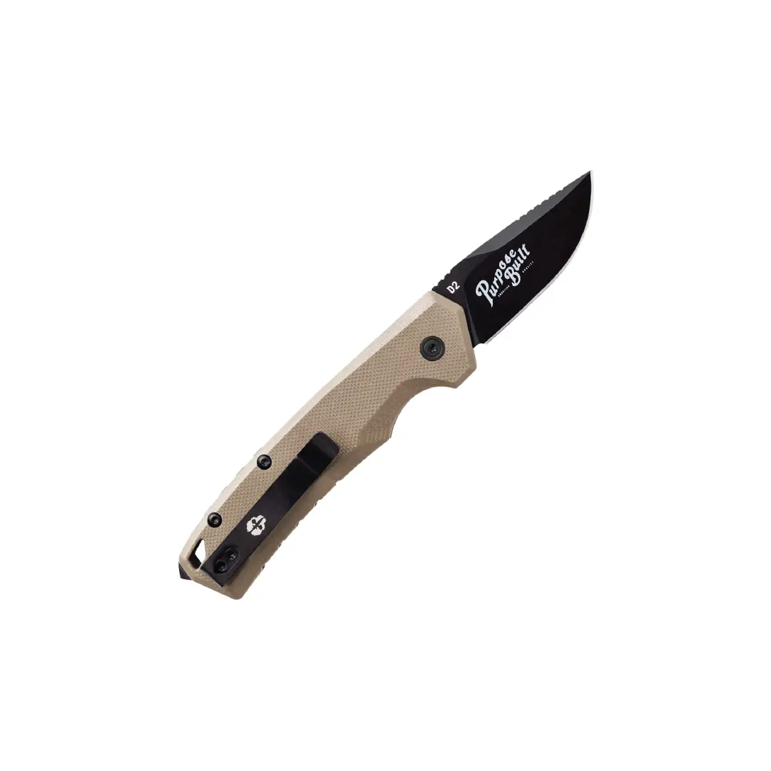 Tekto Collab: A3 Delta Mini-Desert G10 Handle // Black Accents 1