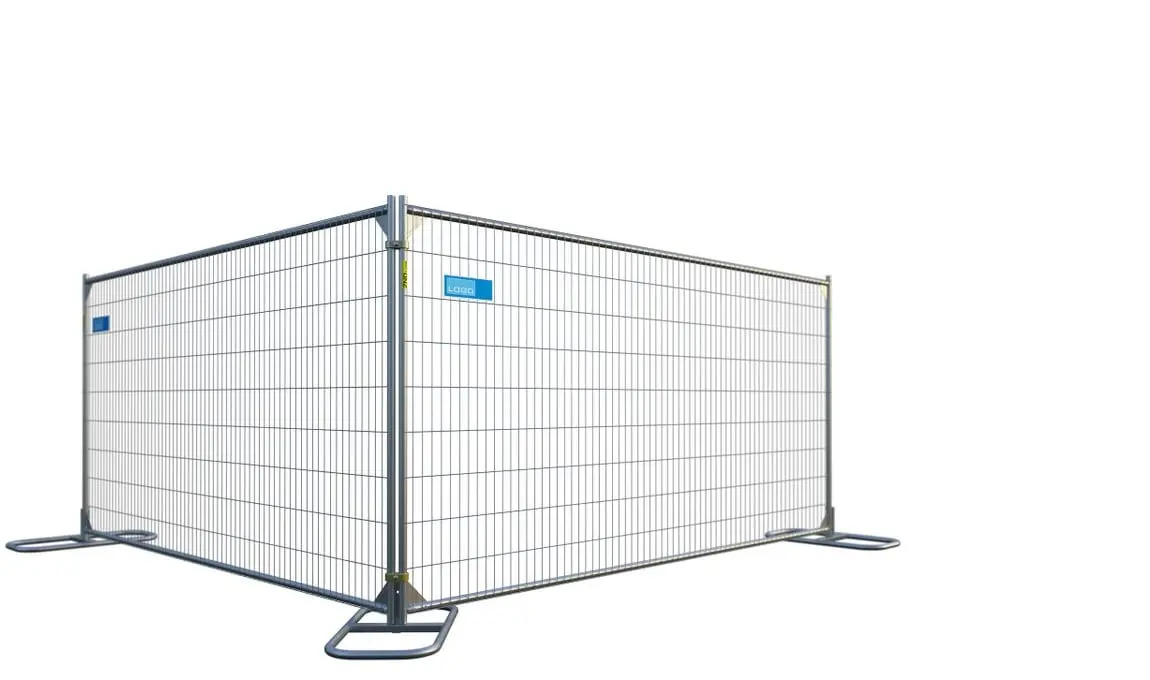 Kit - Temporary Construction Fence (6' X 12' Ft.) Galvanized Steel, Welded Wire Mesh 2