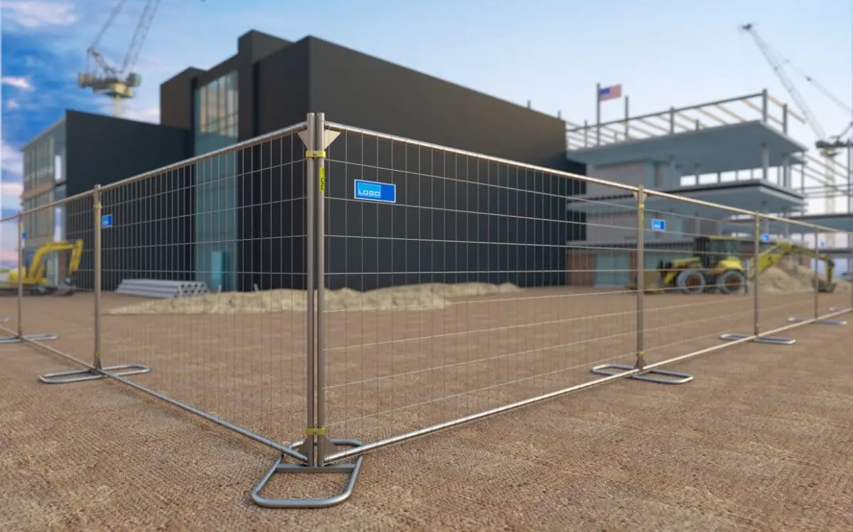 Temporary Construction Fence 6'X12' Lightweight Panel, Easy Cary Mesh, 28 Lbs (Discontinued) 2