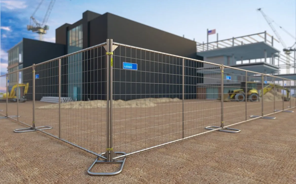 Temporary Construction Fence 6'X12' Standard Panel, Easy Cary Mesh, 44 Lbs (Discontinued) 2