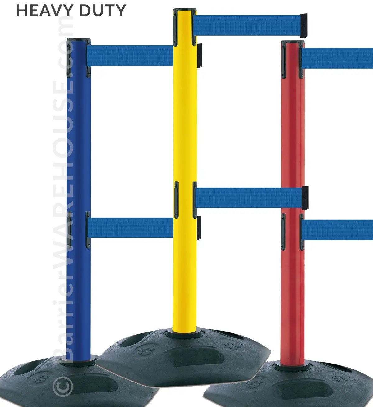 Tensabarrier 886 Heavy Duty Dual Belt Stanchion 1