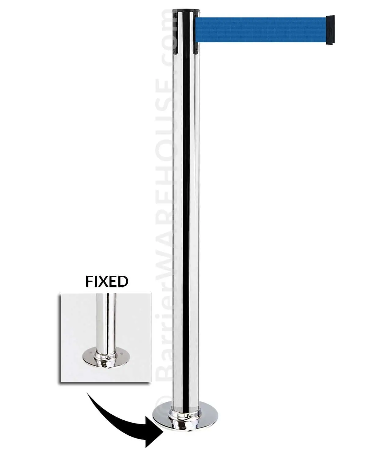 Tensabarrier 889F Permanently Fixed Barrier 1