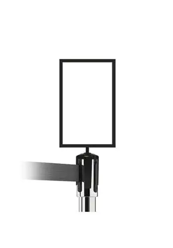 Tensabarrier - Heavy Duty Post Top Sign 2