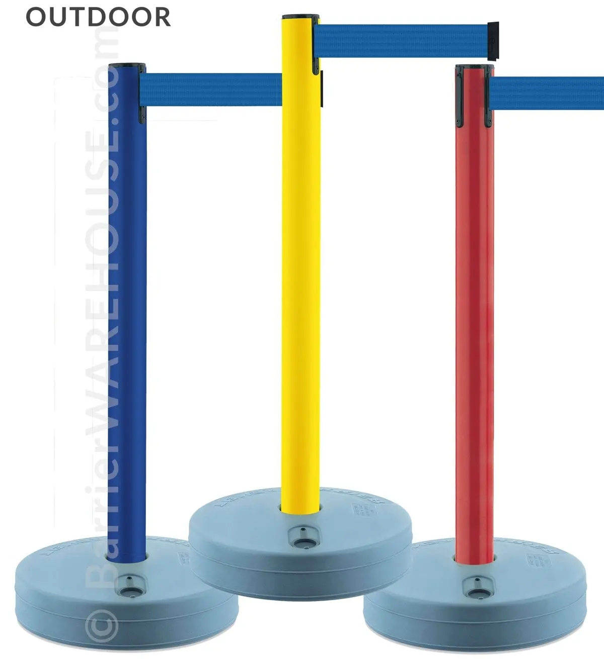 Tensabarrier Outdoor 885 Retractable Belt Post 1