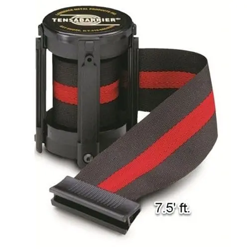 Tensabarrier Universal 4-Way Replacement Belt Cassette 7.5' Ft 1