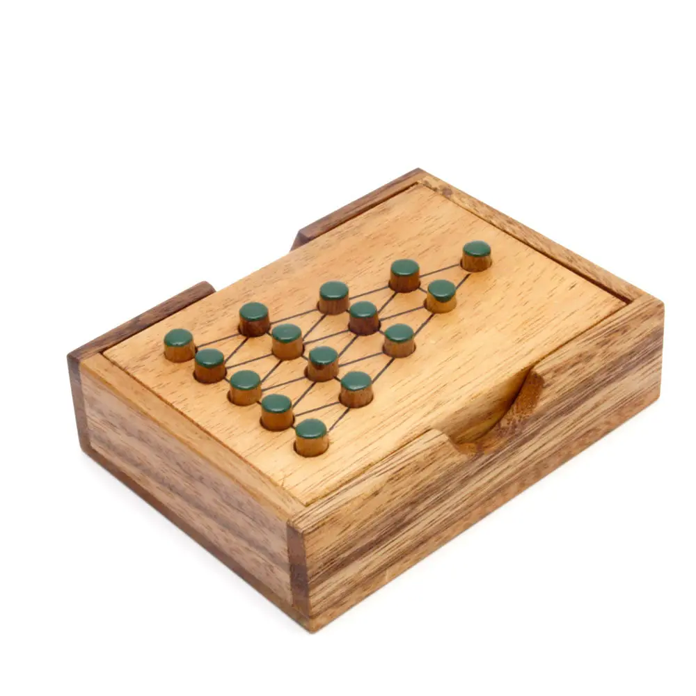 The Last Fighter Iq Mind Game - Triangle Peg Game 1