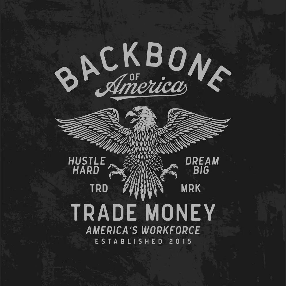 America's Workforce Heavy L/S Dual Tee, Black & Deadtree Camo 2