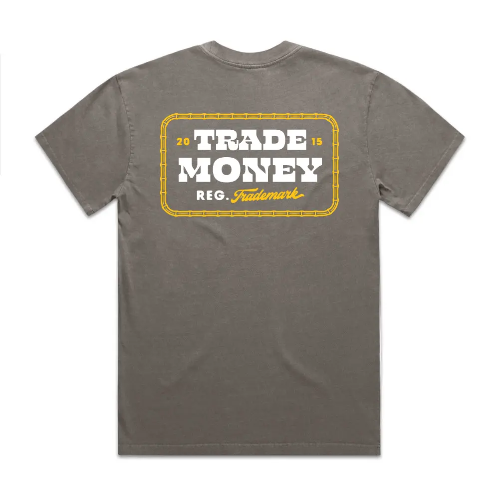 The Lockdown Heavy Tee, Faded Grey 1
