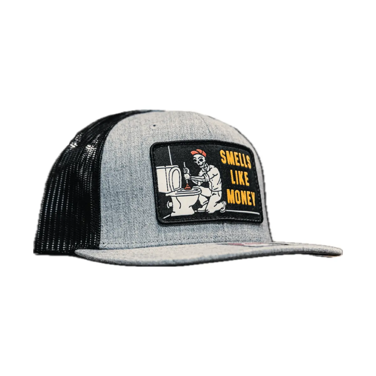 Smells Like Money Meshback, Grey / Black 1