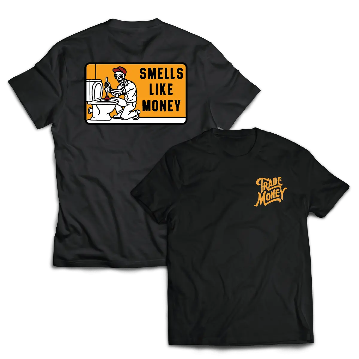 Smells Like Money Tee, Black Frost 1