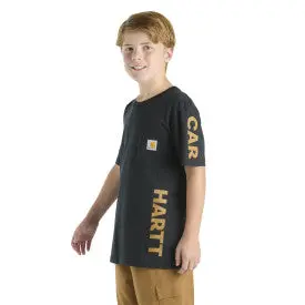 Youth Boys Short Sleeve T-Shirt - Caviar Black 1