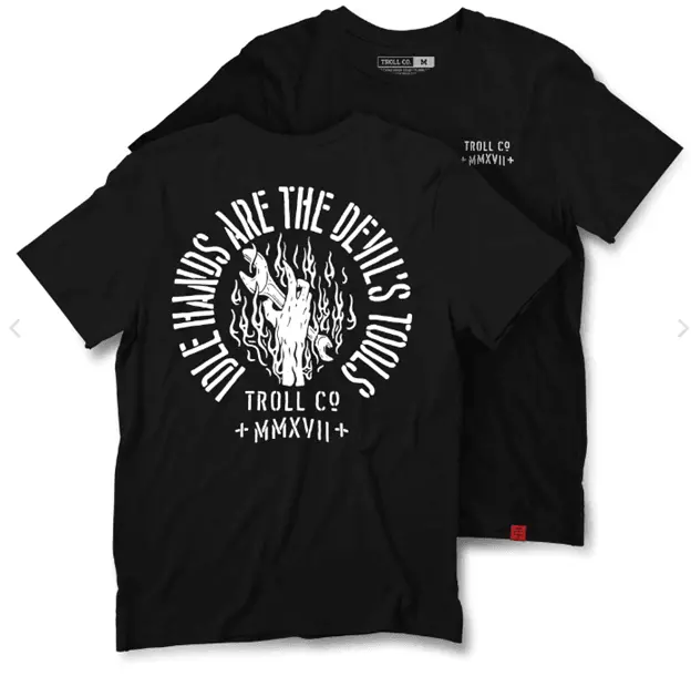 Devil's Hand Ss Tee - Black 1