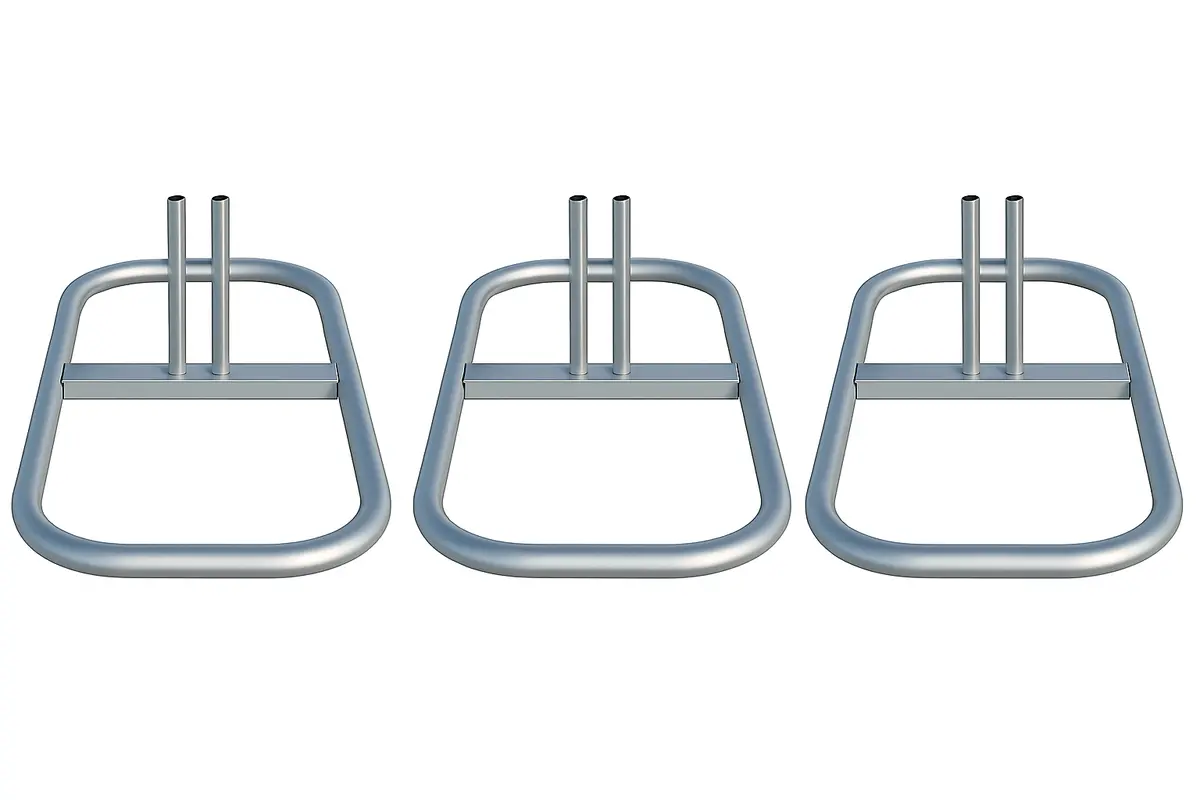 Temp. Construction Fence Leg - Tube Stand (3-Pack For Shiping Ups) 1