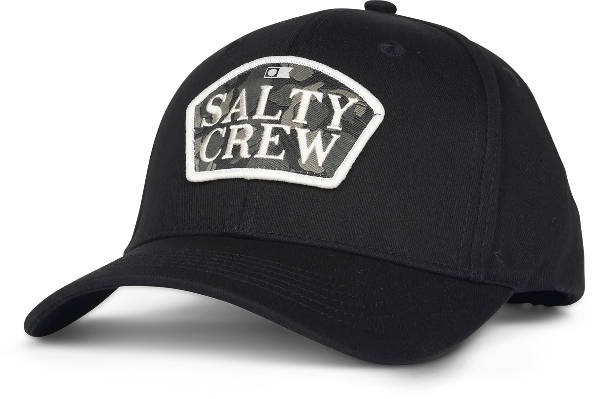 Filler Up 6 Panel Hat, Black 1