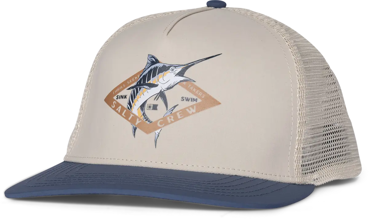 Diamond Marlin Trucker, Oyster/Slate 1