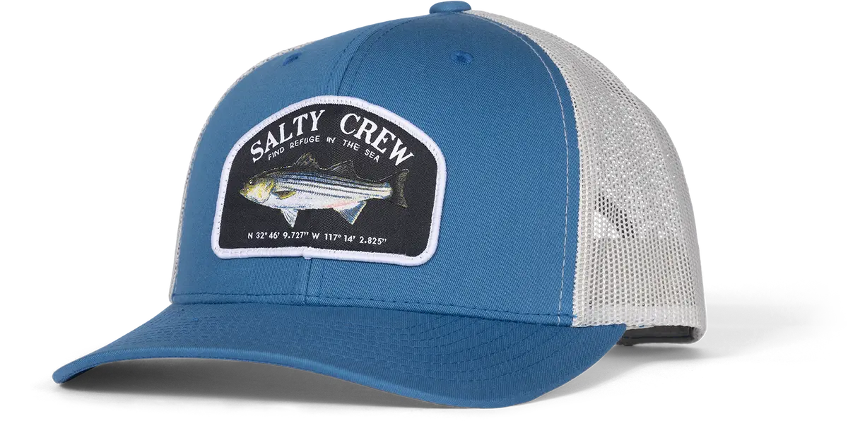 Striper Retro Trucker, Slate/Silver 1