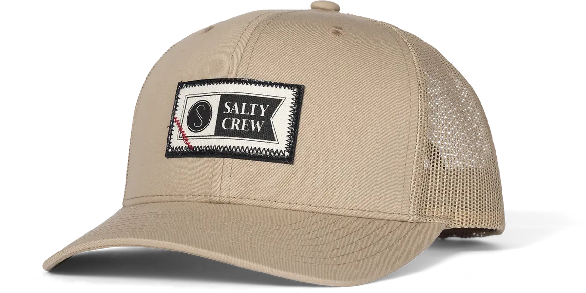 Topstitch Retro Trucker, Khaki 1