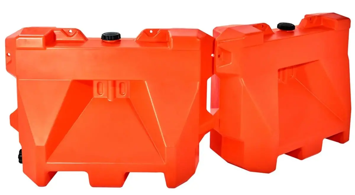 Water-Filled Barricade 32"H X 45"L - Ldpe 1