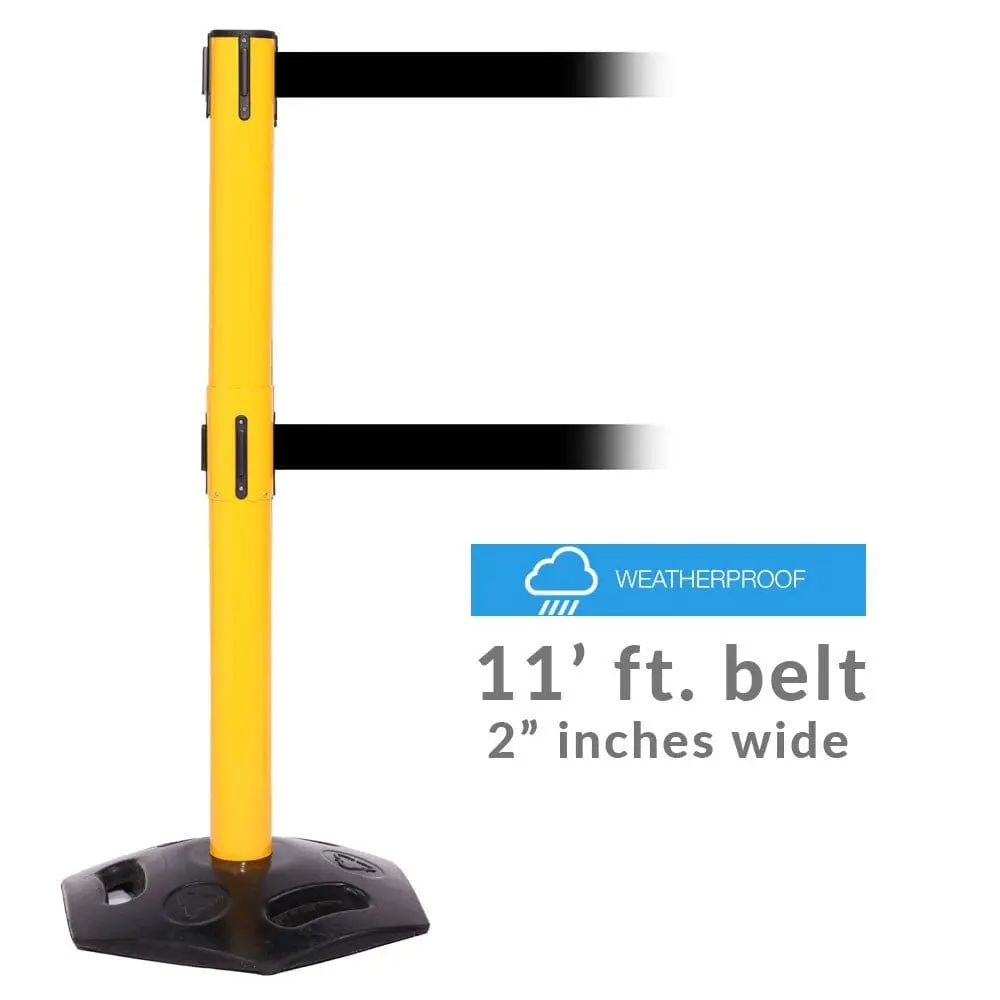 Weathermaster 250 Twin - Double 11' Ft. Belt Barrier. 1