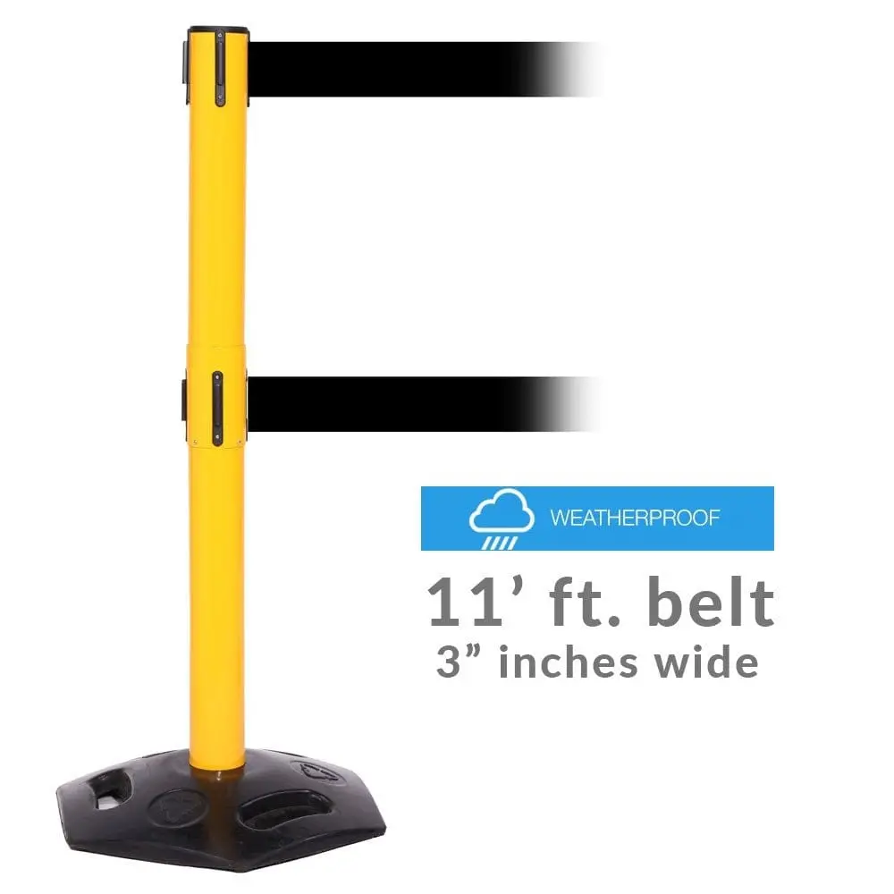 Weathermaster 250 Twin Xtra - Double 3" Wide Belt Barrier. 1