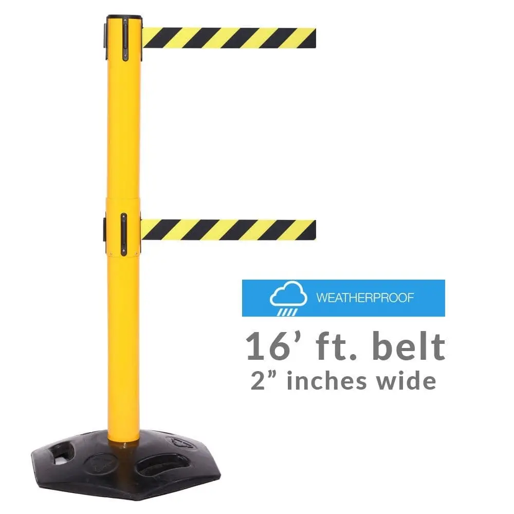 Weathermaster 300 Twin - Long 16' Ft. Double Belt Barrier 1