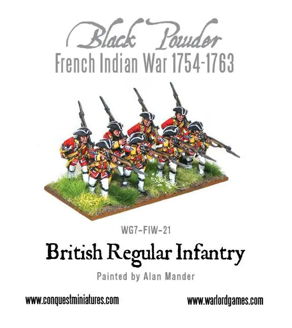 Fiw British Regular Infantry 1